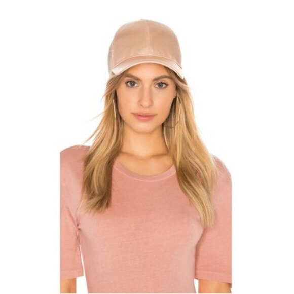 ?MICHAEL STARS? Satin Dreams Baseball Cap ~ Gold NWT main image 4